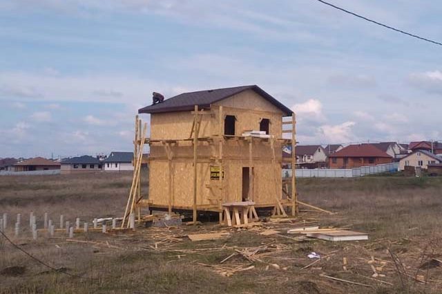 Окончание строительства СИП-дома в Стрелецком
